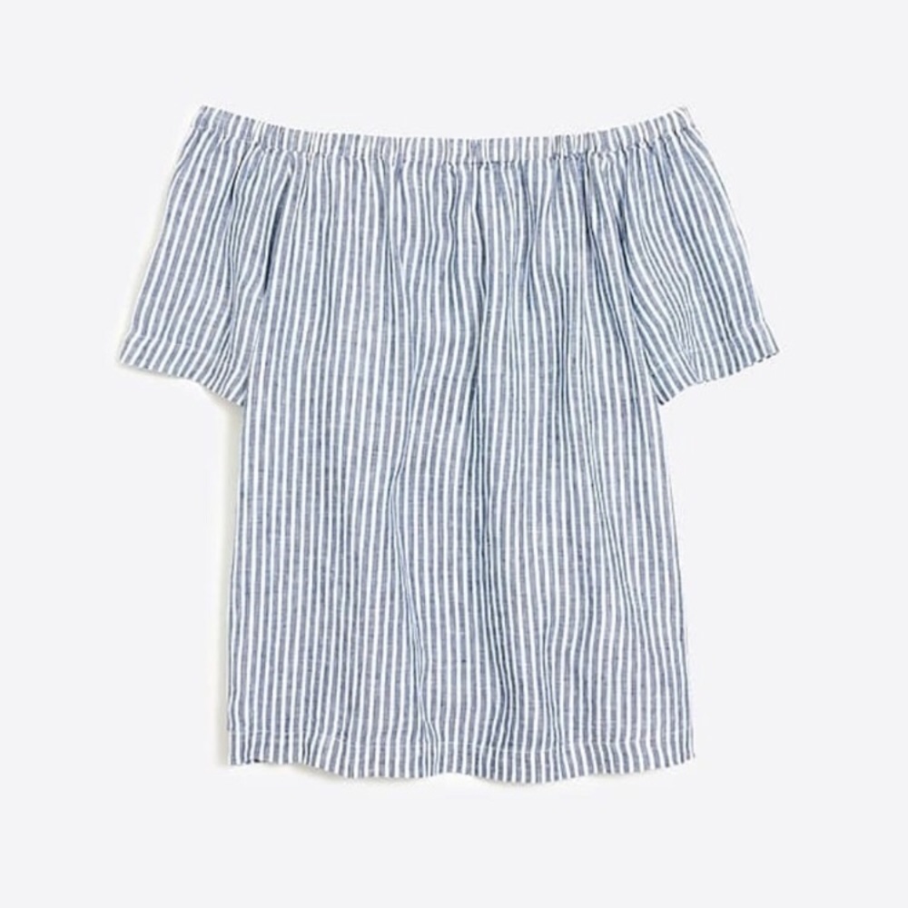 Off the shoulder J. Crew top